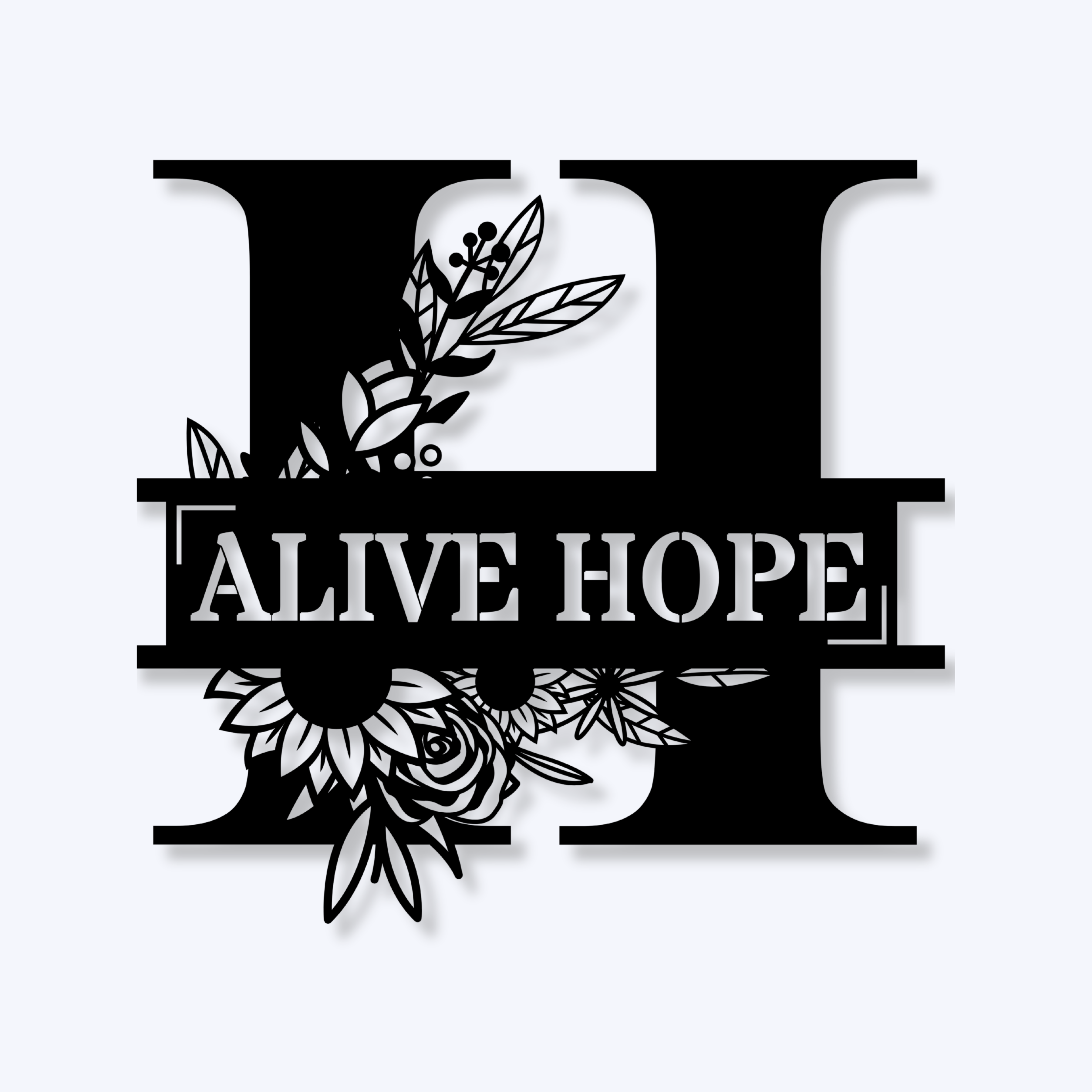 Alive Hope Metal Sign