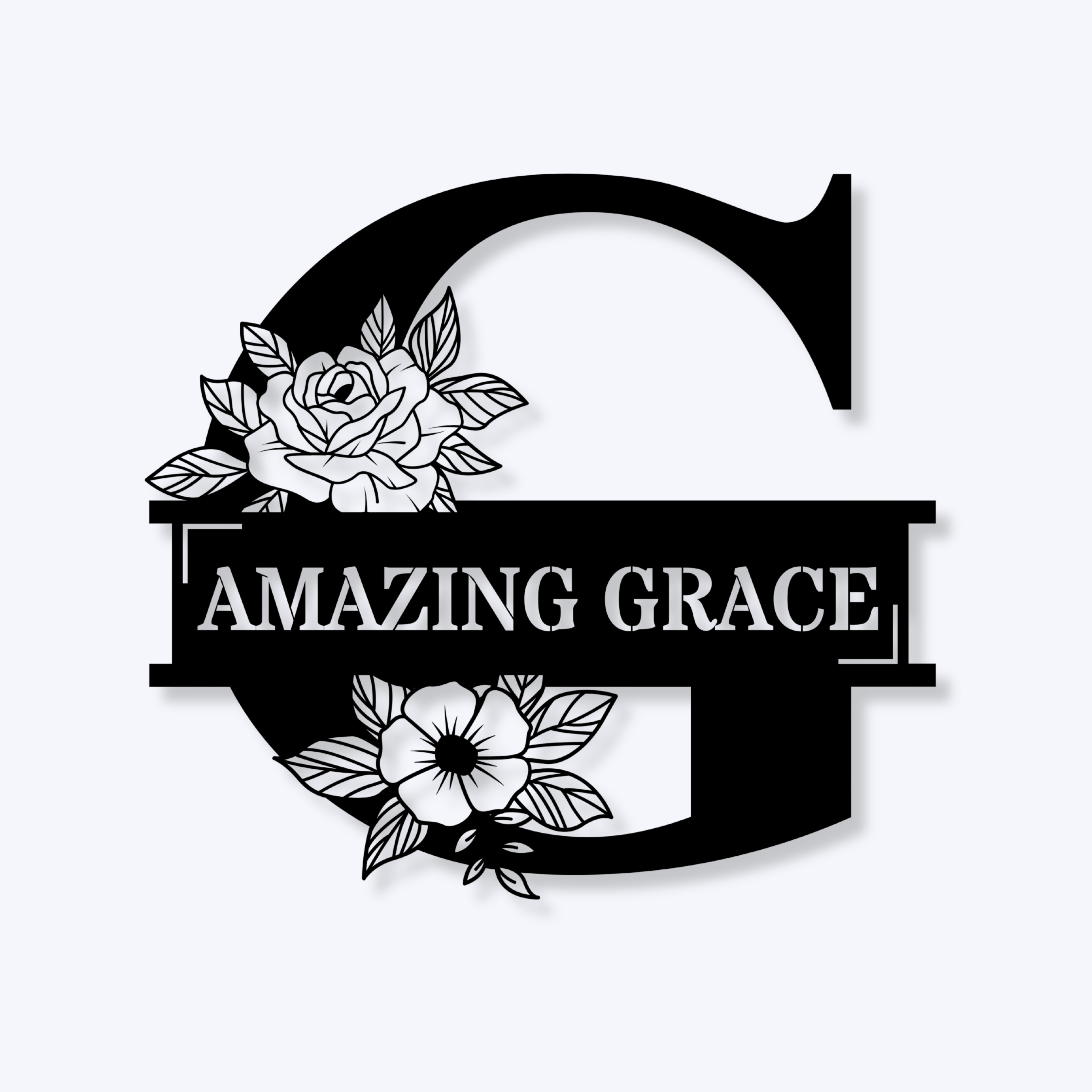 Amazing Grace Metal Sign