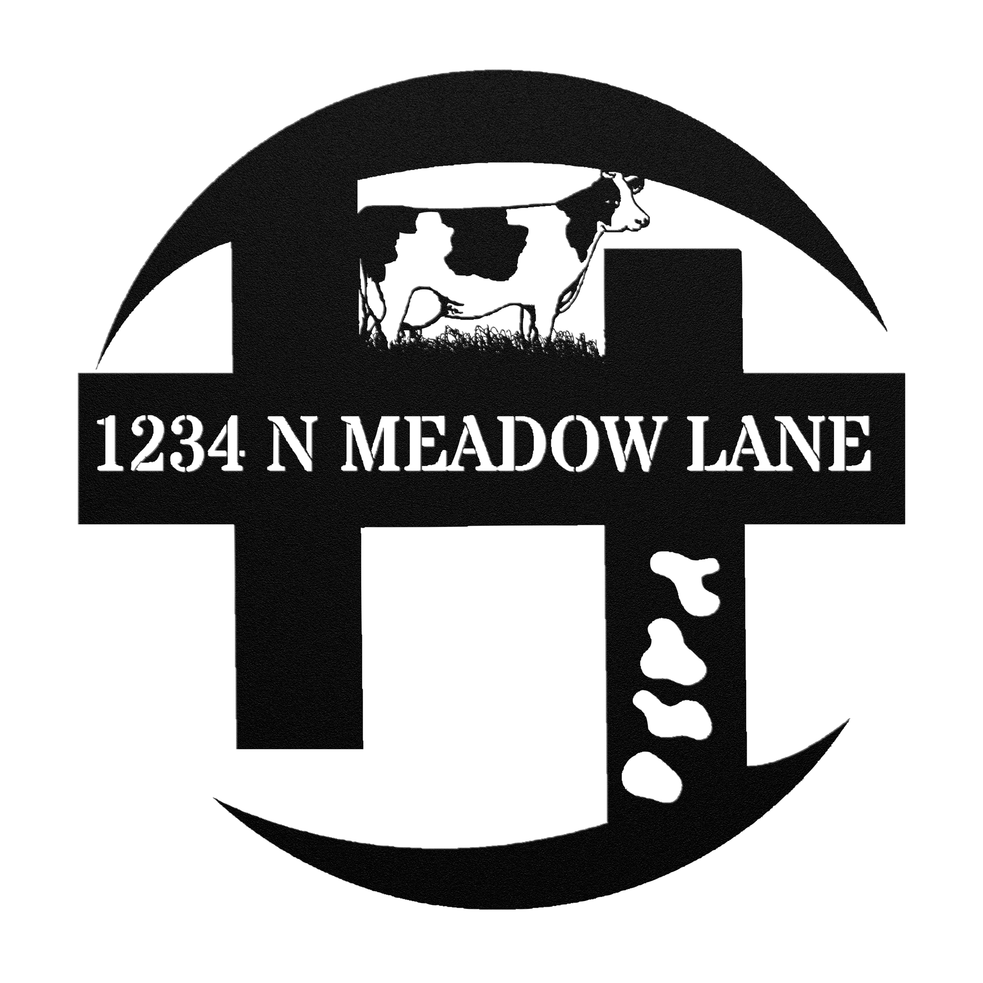 Cow_Farm_Home_Address_Metal_Sign_Black_Transparent_Mockup.png_11206013