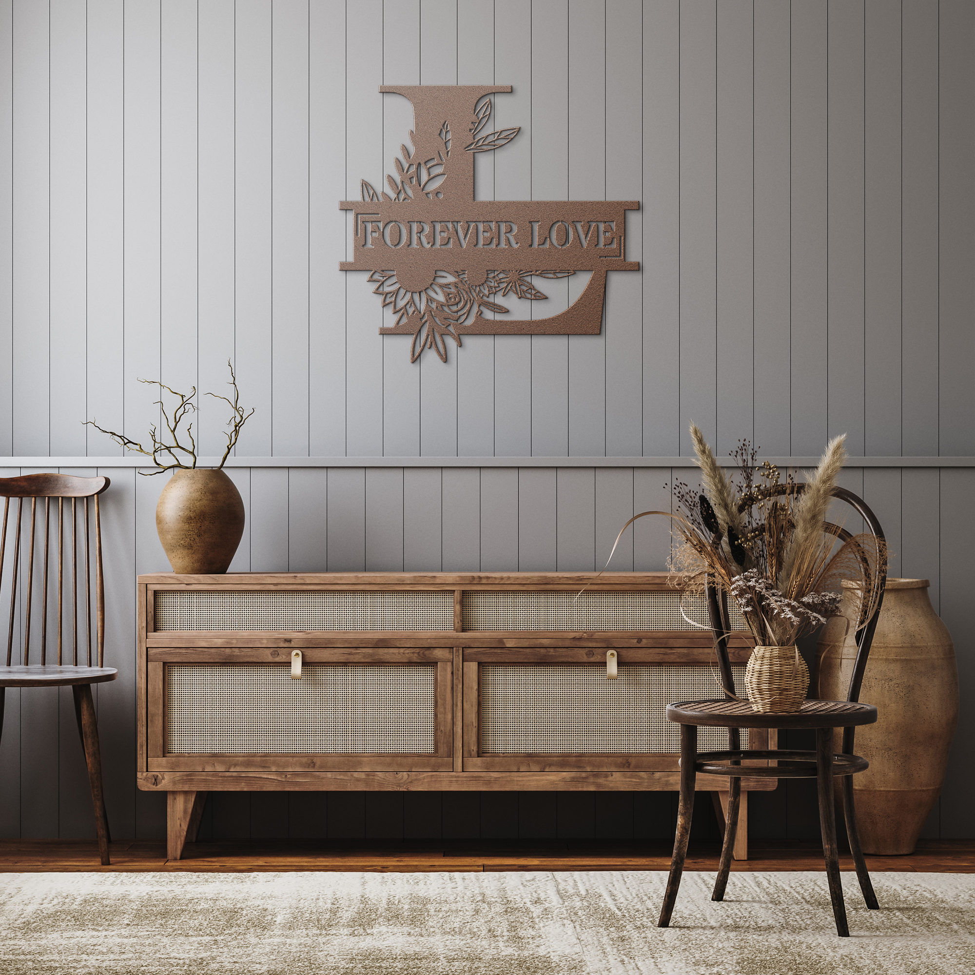 Forever_Love_Metal_Sign_Copper_Rustic_Hallway_Mockup.png_11196239