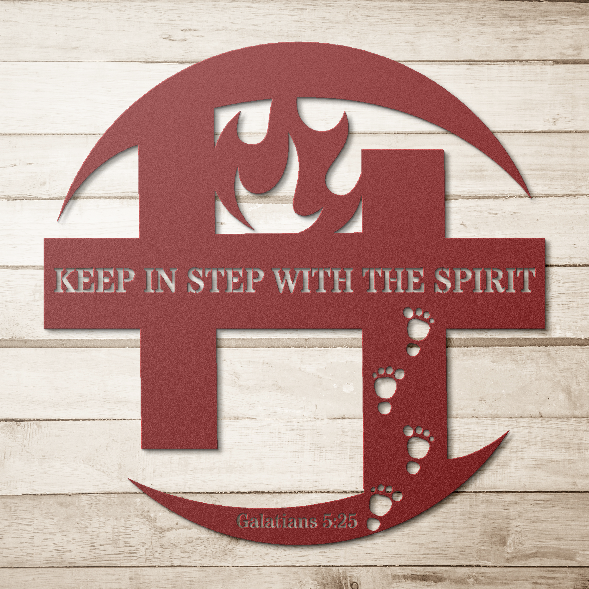 Keep_In_Step_With_The_Spirit_God_Metal_A_Red_Simple_Wood_BKGD_Mockup.png_10702582