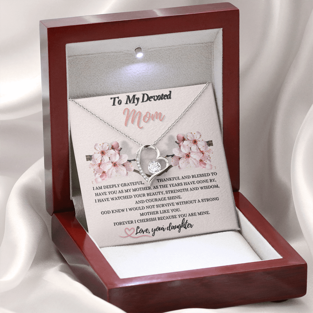 Forever Love Necklace Gift for Mom from Daughter