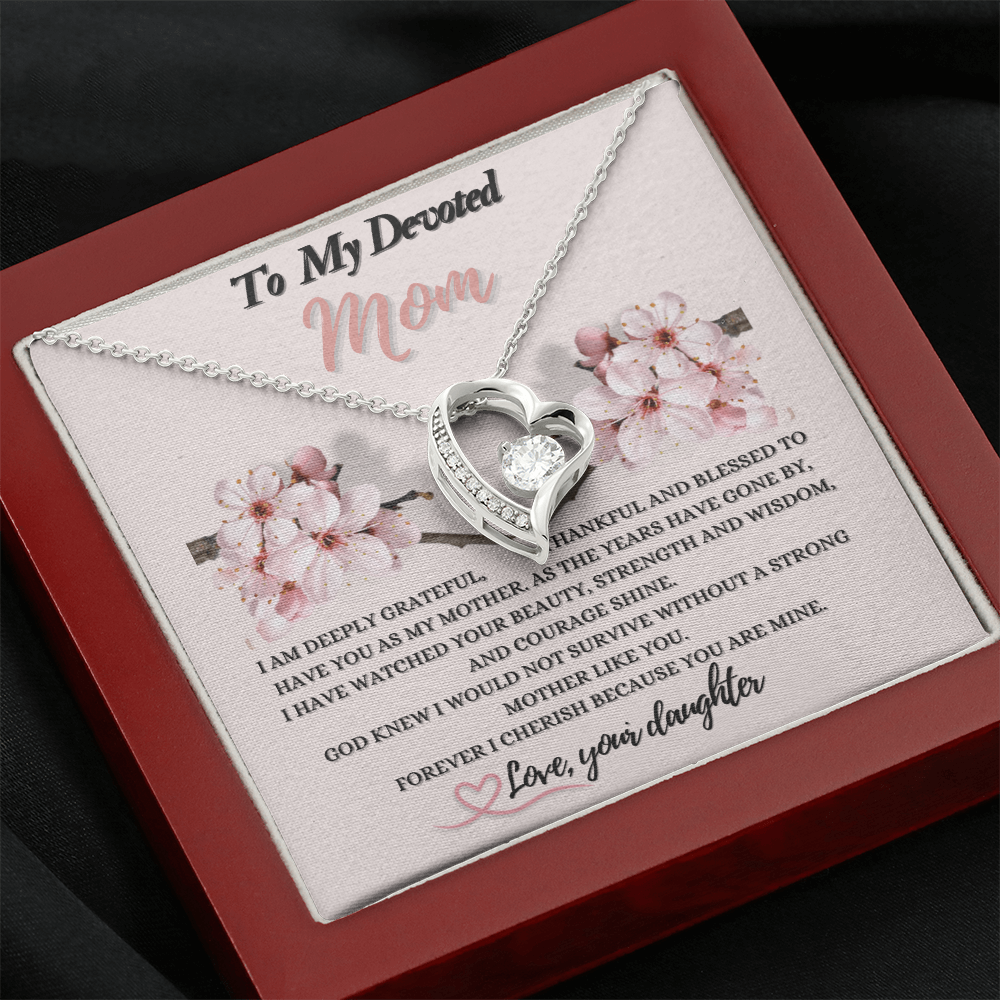 Forever Love Necklace Gift for Mom from Daughter