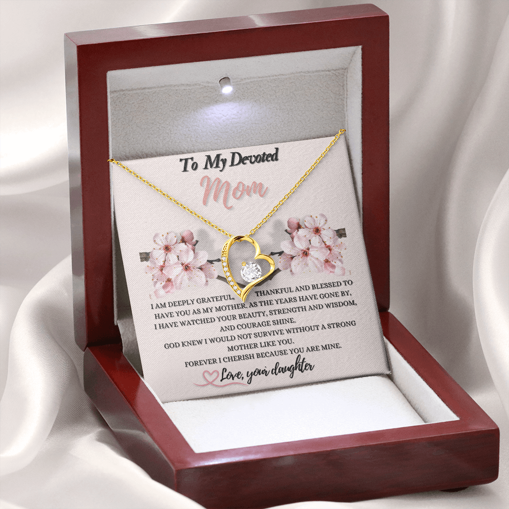 Forever Love Necklace Gift for Mom from Daughter