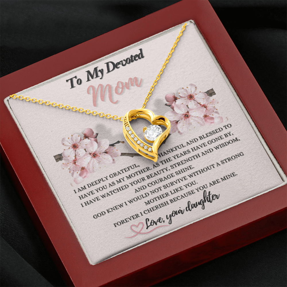 Forever Love Necklace Gift for Mom from Daughter