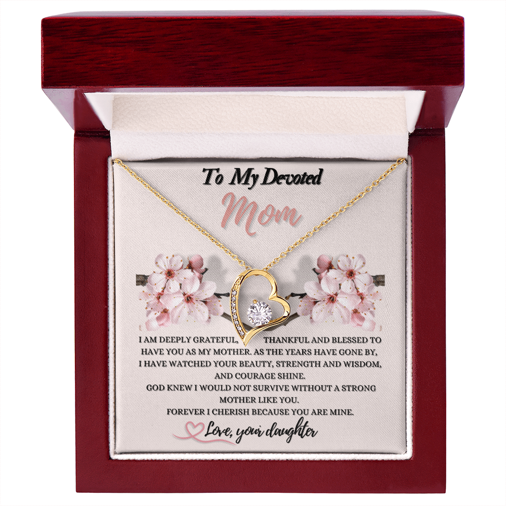 Forever Love Necklace Gift for Mom from Daughter