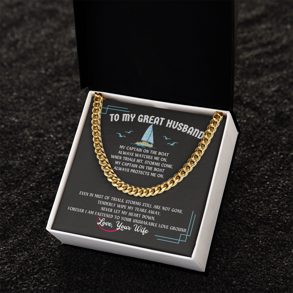 Husband Cuban Link Chain Gift
