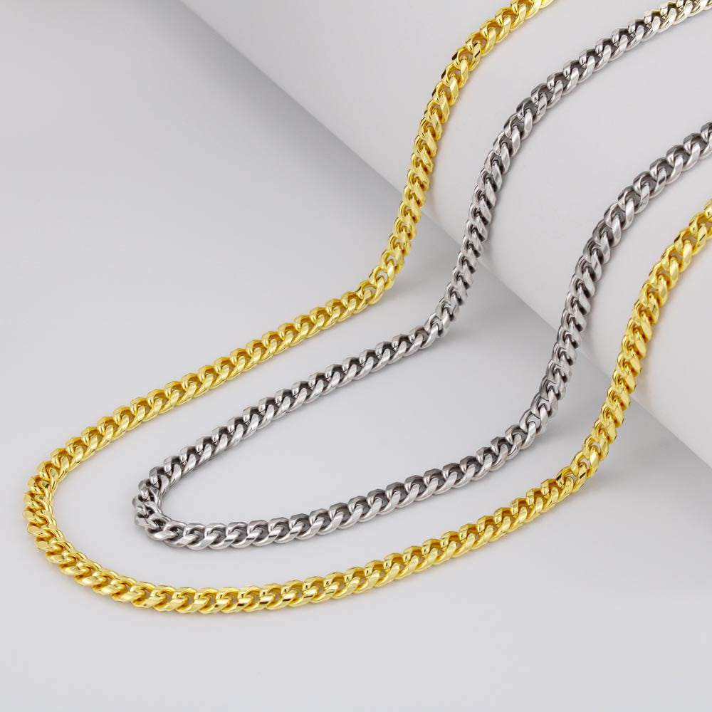 Husband Cuban Link Chain Gift