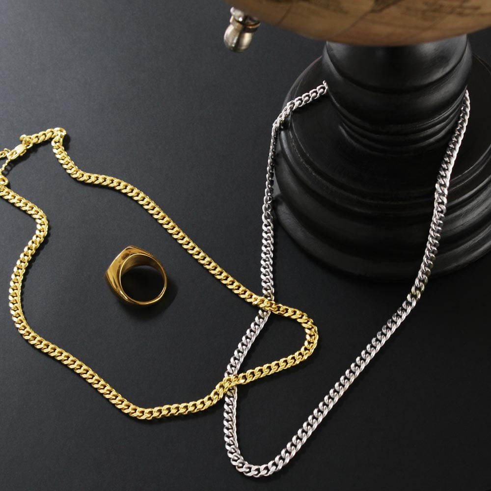 Husband Cuban Link Chain Gift