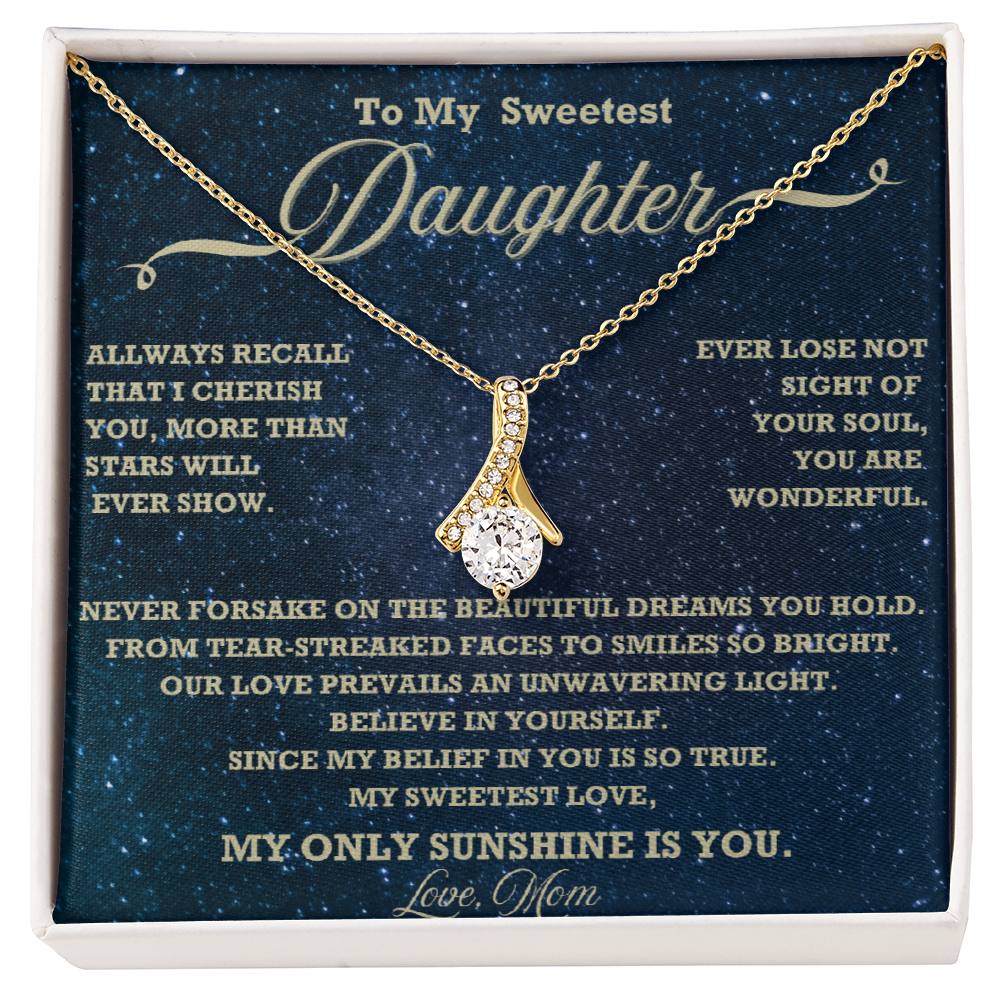Alluring Beauty Necklace Gift for Daughter