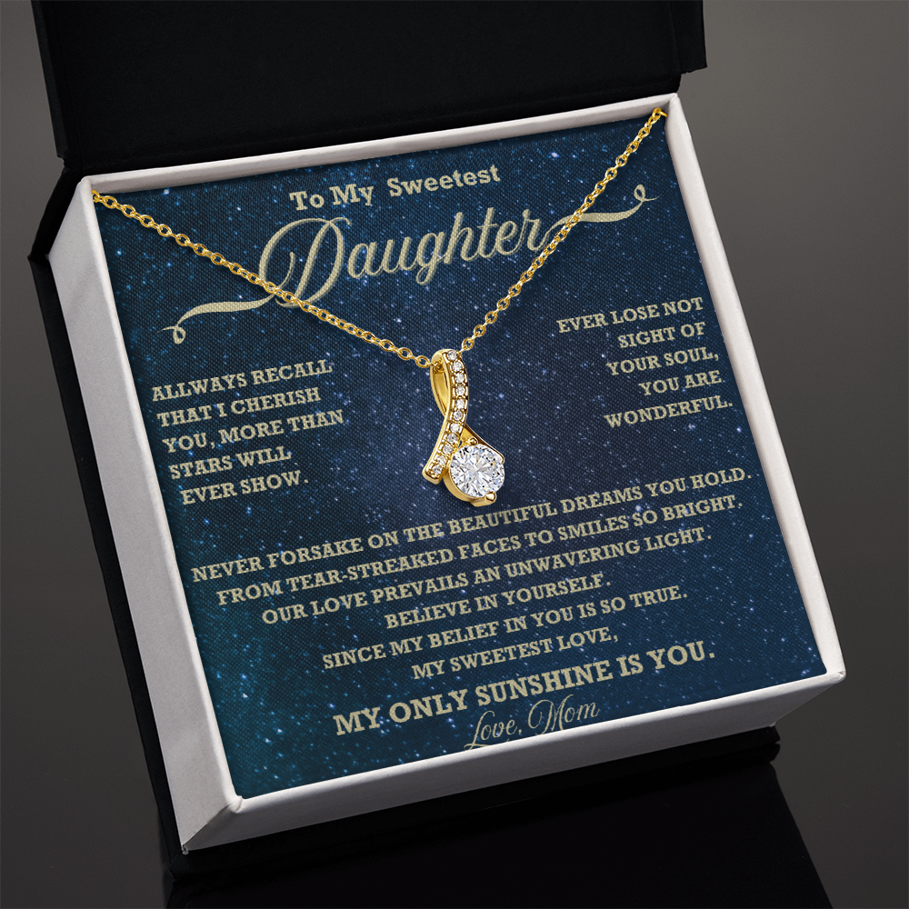 Alluring Beauty Necklace Gift for Daughter