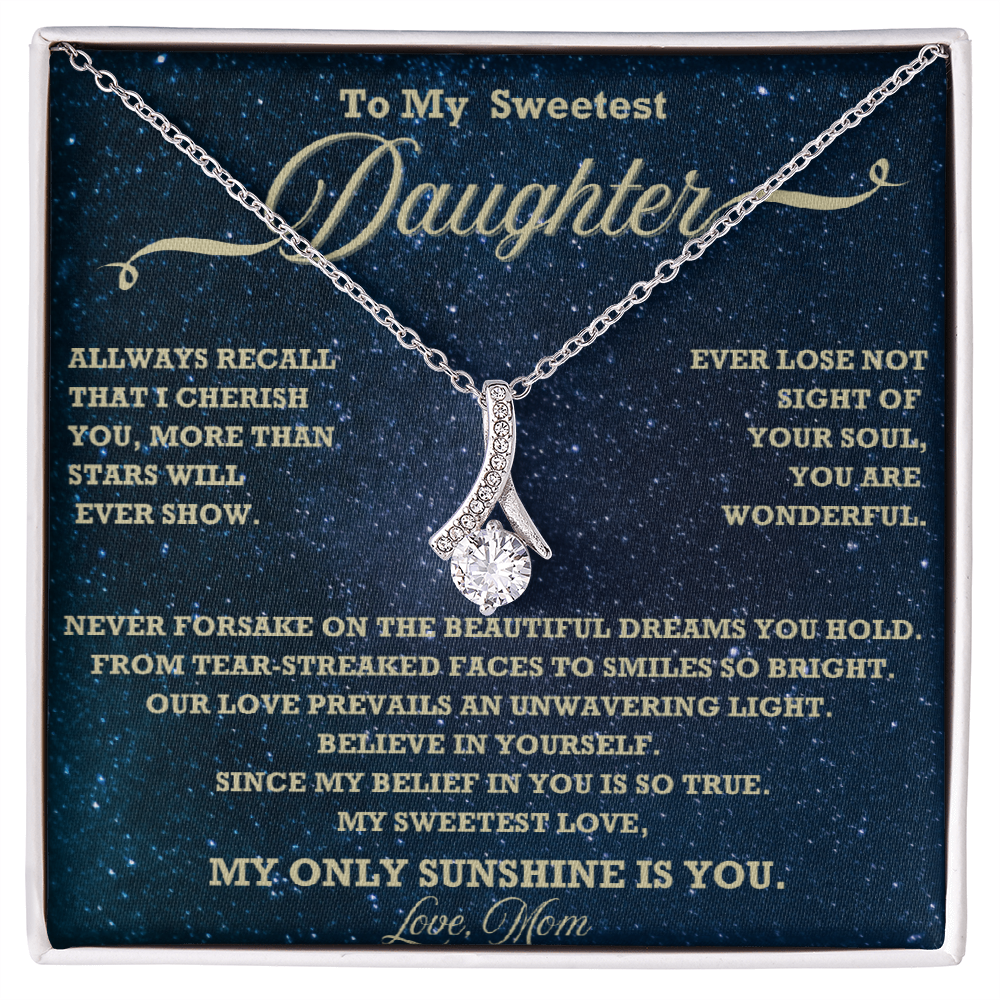 Alluring Beauty Necklace Gift for Daughter