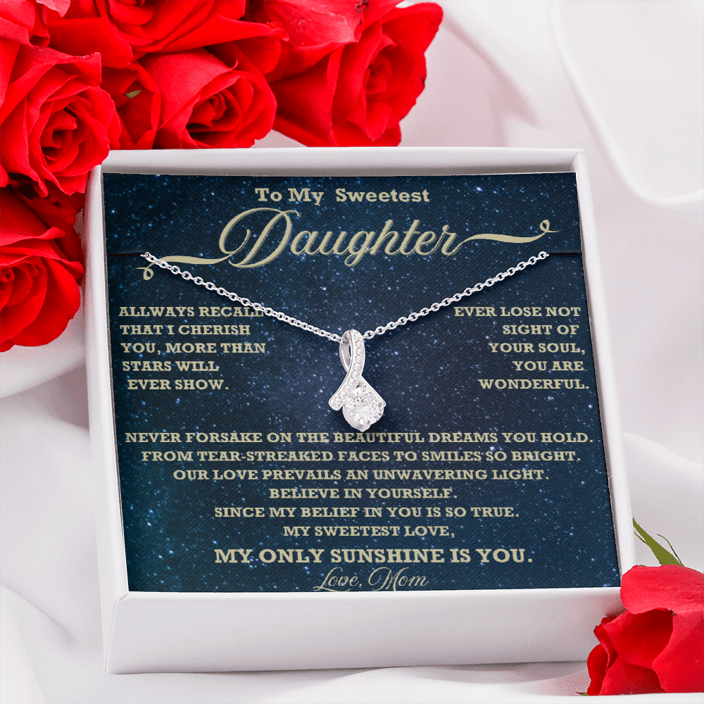 Alluring Beauty Necklace Gift for Daughter