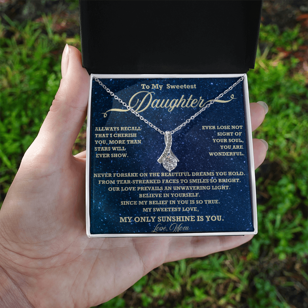 Alluring Beauty Necklace Gift for Daughter