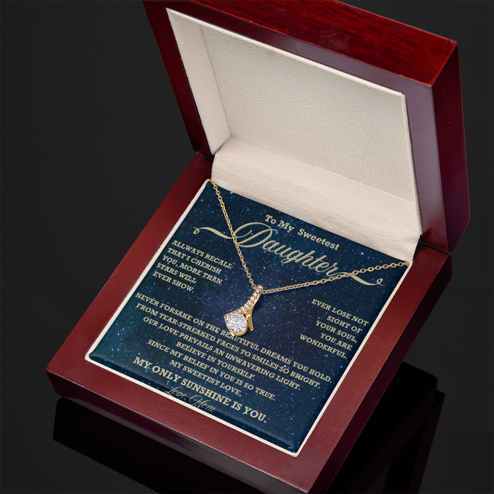 Alluring Beauty Necklace Gift for Daughter