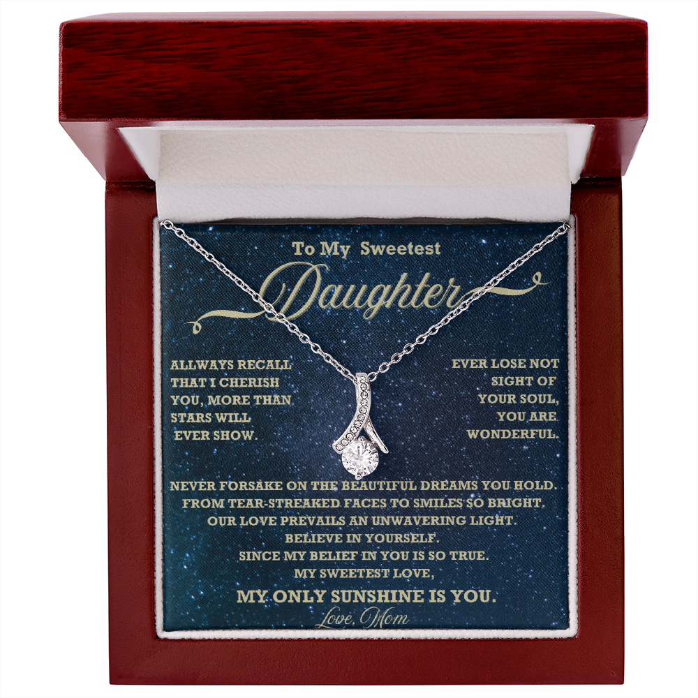 Alluring Beauty Necklace Gift for Daughter