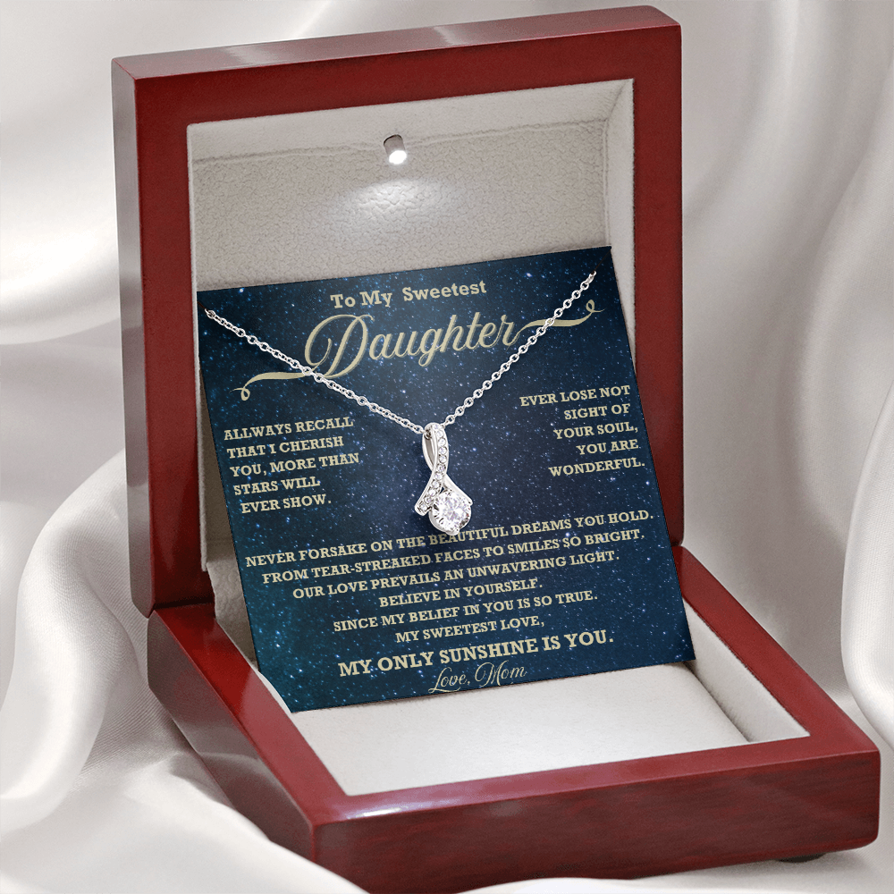 Alluring Beauty Necklace Gift for Daughter