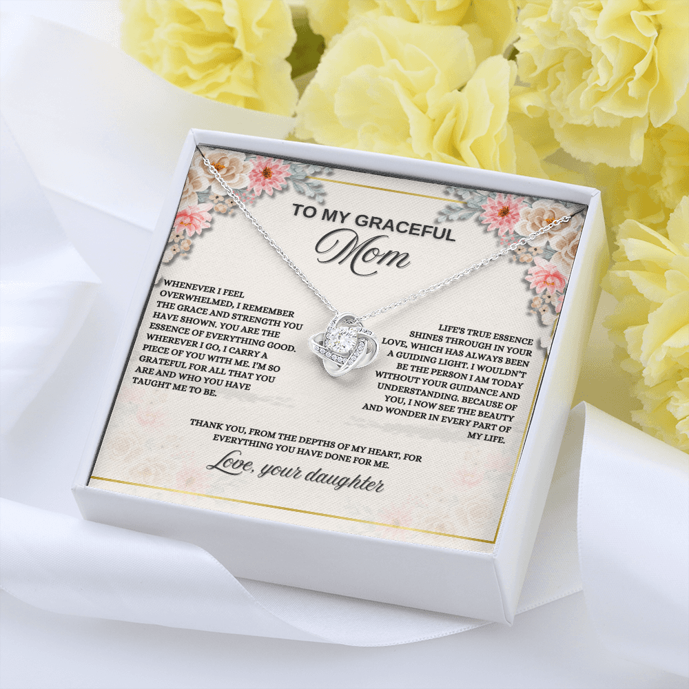 Love Knot Necklace Gift for Mom
