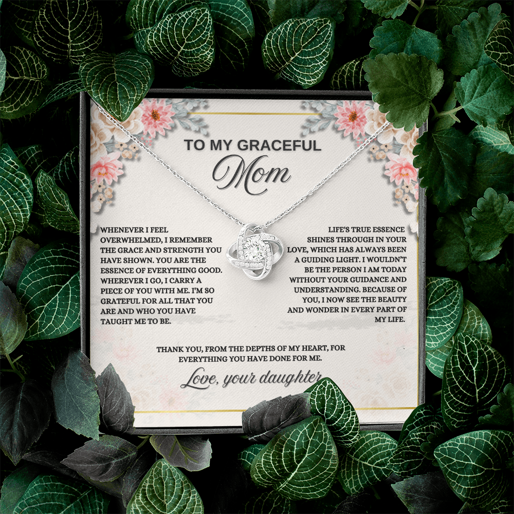 Love Knot Necklace Gift for Mom