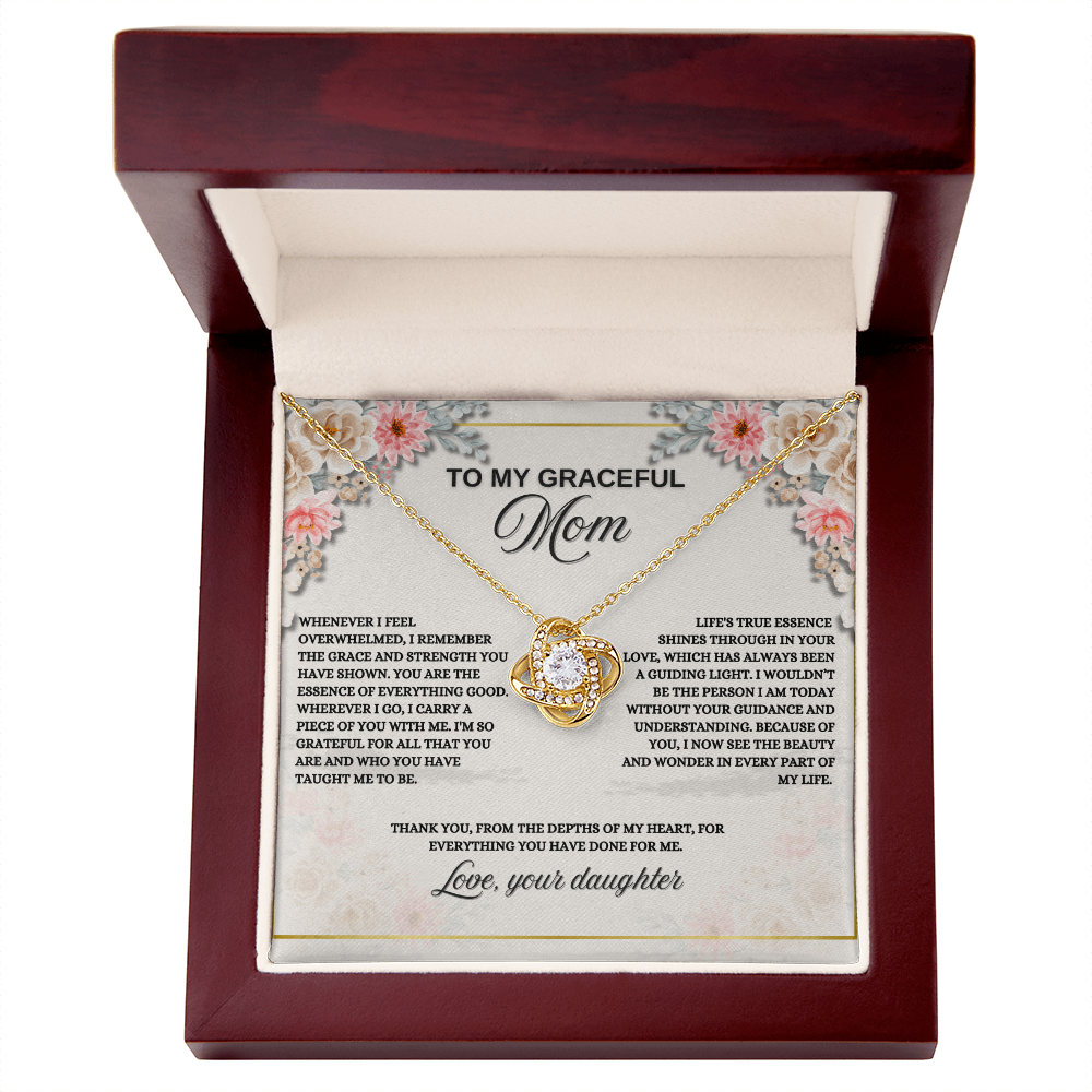 Love Knot Necklace Gift for Mom