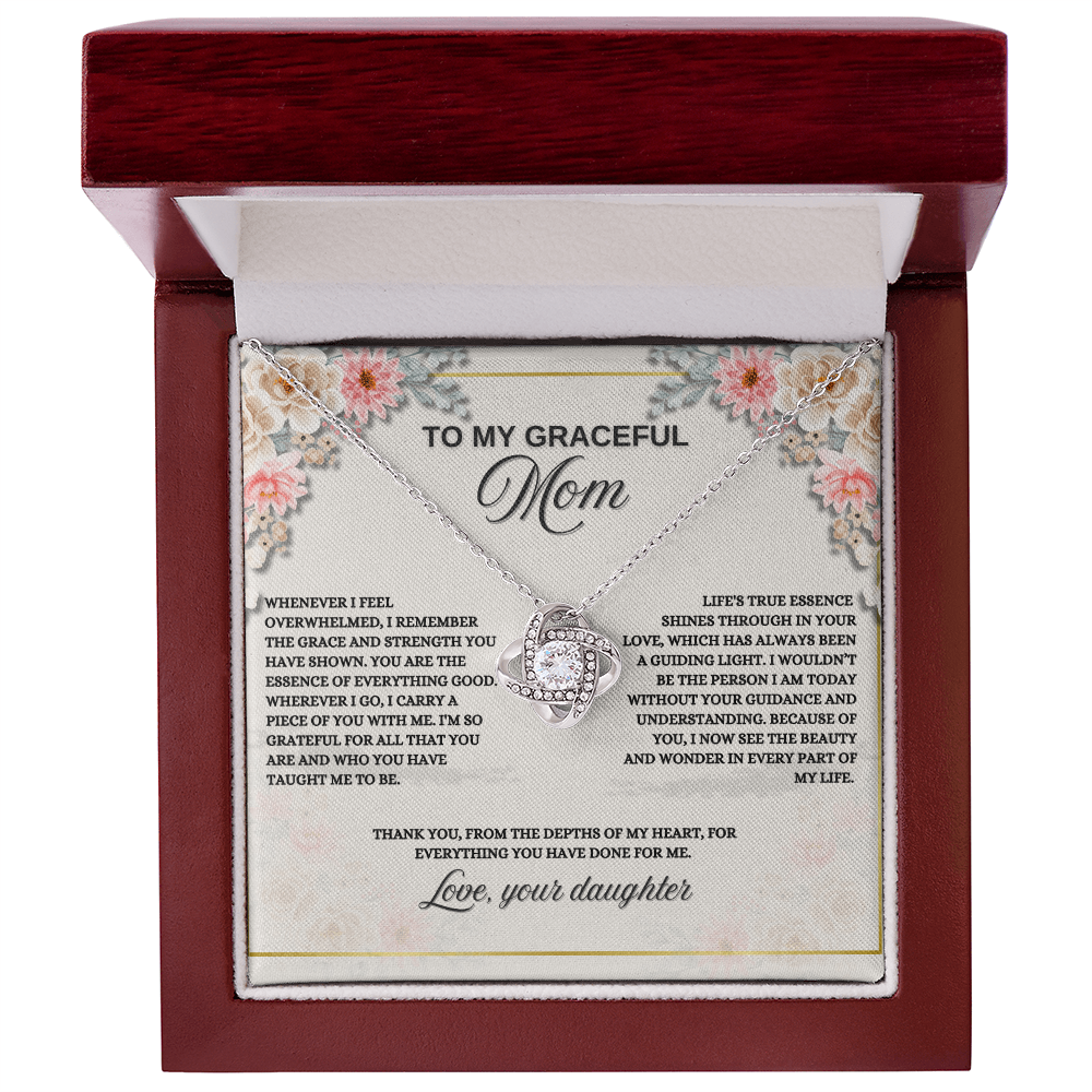 Love Knot Necklace Gift for Mom