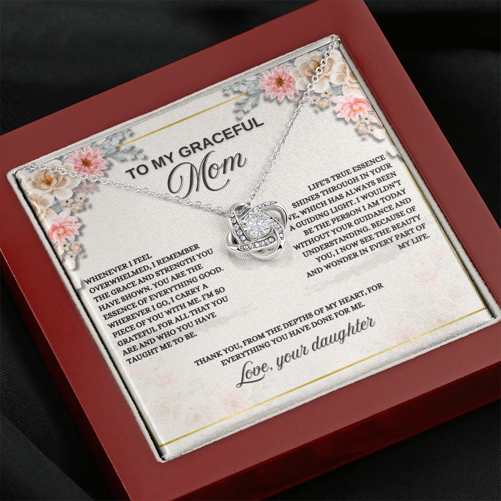 Love Knot Necklace Gift for Mom