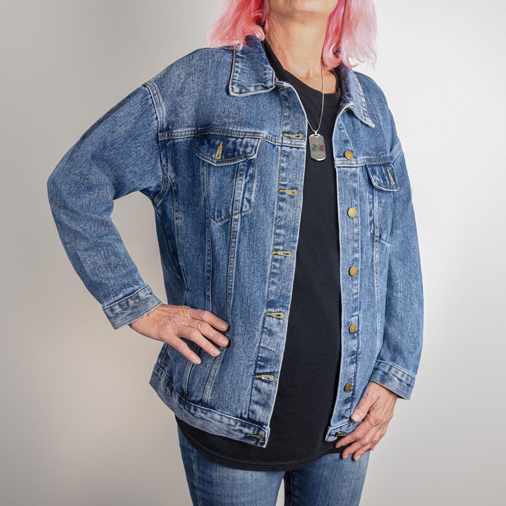 Irish Green Denim Jacket for St. Patrick’s Day
