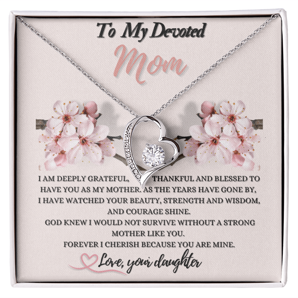 Forever Love Necklace Gift for Mom from Daughter